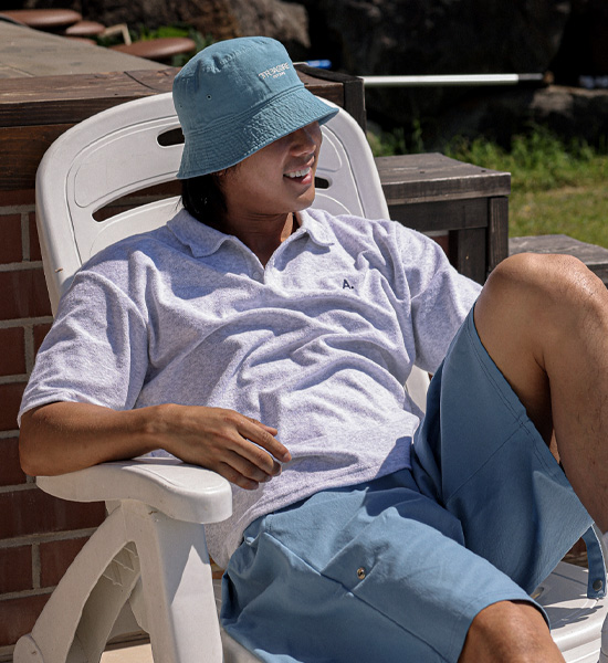 (2XL-5XL)<BR>바투아 半袖襟Tシャツ