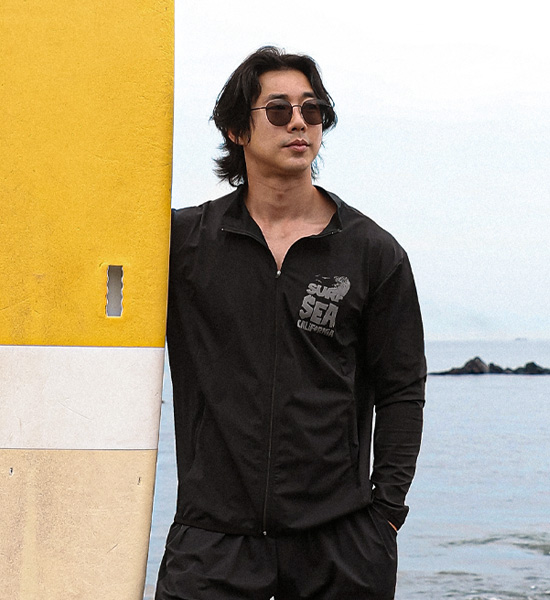 (L-5XL)<BR>무토디 ジップアップ