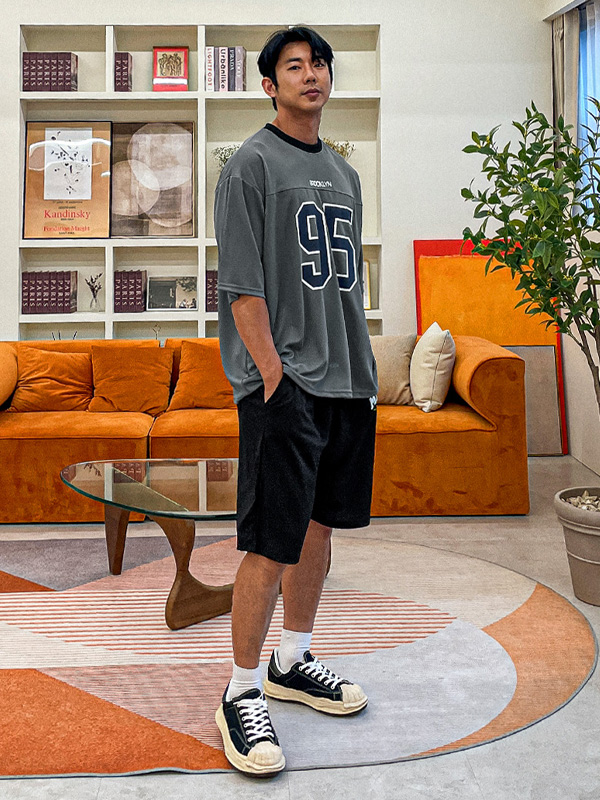 (XL-4XL)<br>난디망 バンディング半ズボン