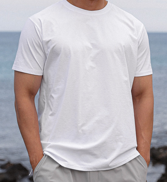 (M-6XL)<br>보카린 半そでティー<br><B><font color="#072c81">[ W.DNA ]</font><br><font color="#098a09">長さを選択 (基本的な,ロング+6cm)</font></B>