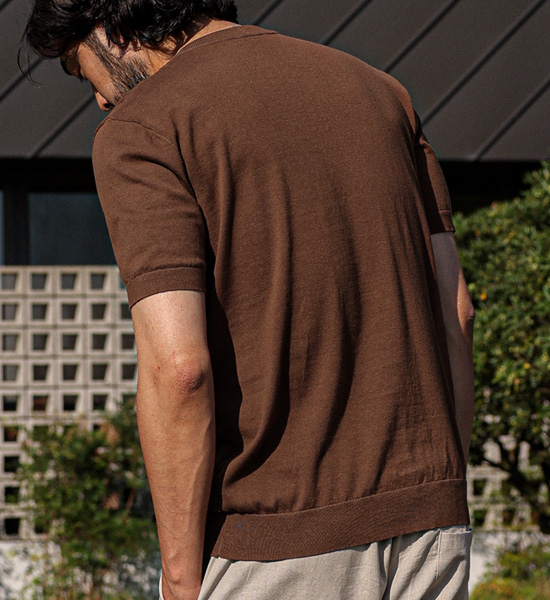 (L-5XL)<br>라토단 半袖のニット DT23113<BR><B><FONT COLOR="#ff4800">[追加割引]</FONT></B>