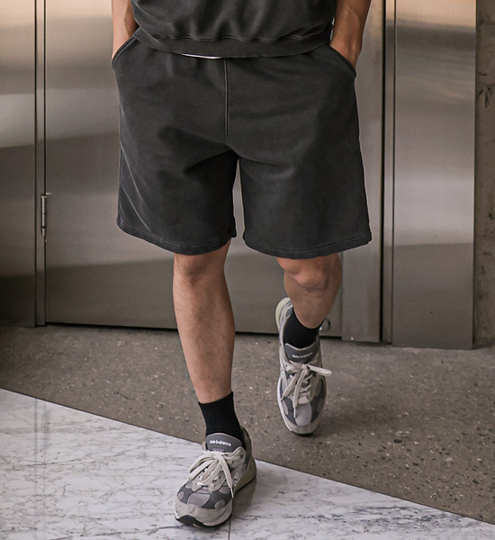 (3XL-6XL)<BR>로나이프 半袖パーカー+스턴하버 バンディング半ズボン