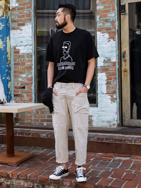 (L~5XL)<br>이런사람이야 キャラクター 半そでティー