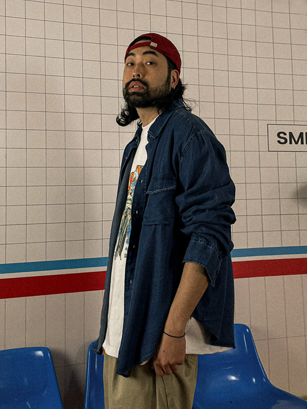 트라스코 デニムシャツ 8805