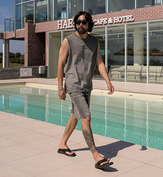 (XL-6XL)<BR>버드호 顔料 袖なし