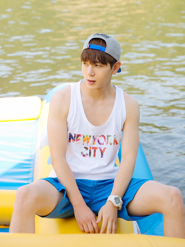 (M~4XL)<br>아른거려 ニューヨーク·シティ·ノースリーブ