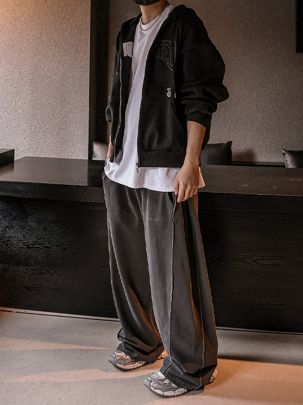 (XL-4XL)<br>미노로트 ワイドフィット 顔料 バンディングパンツ