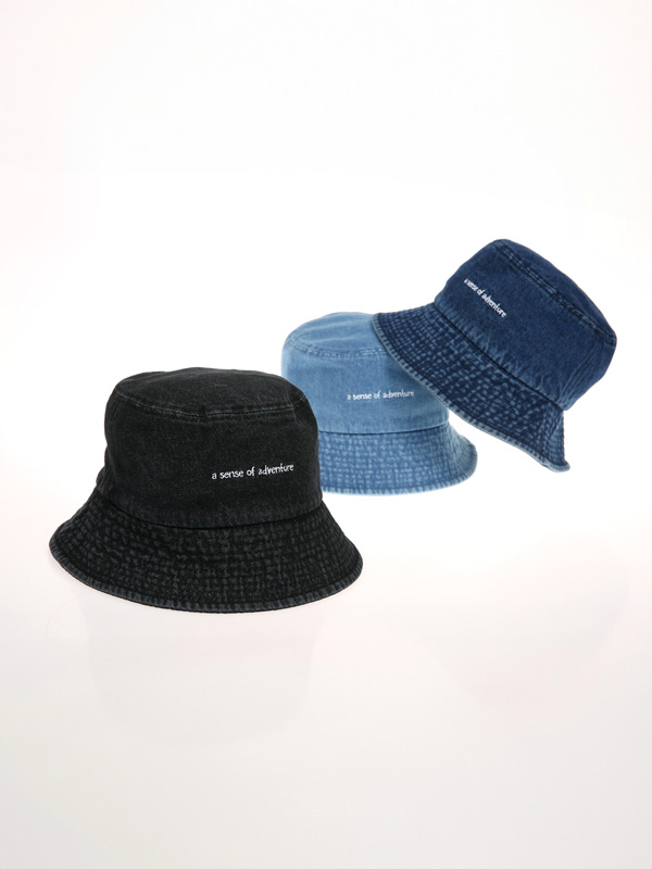 하탄그마 デニムバケットハット