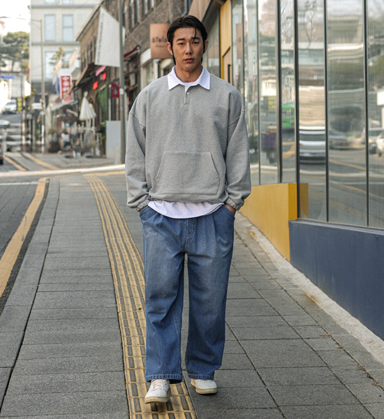 타키투파 襟付きスウェットシャツ