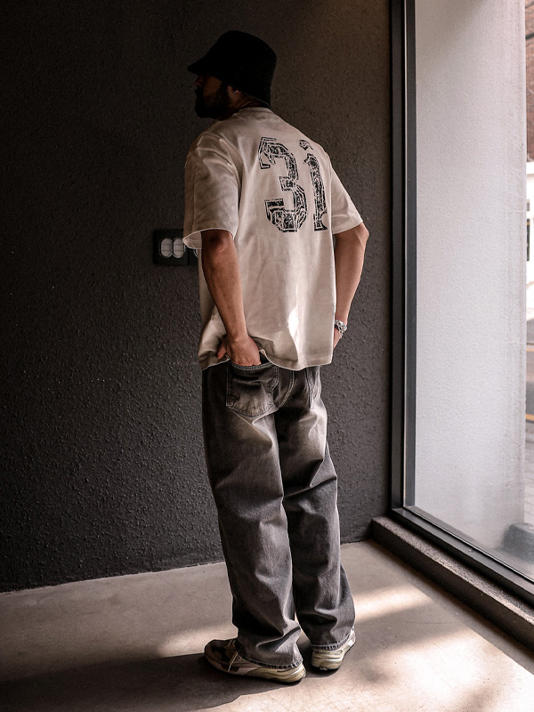 (S-6XL)<br>로더스비 セミワイドフィット デニムパンツ #05