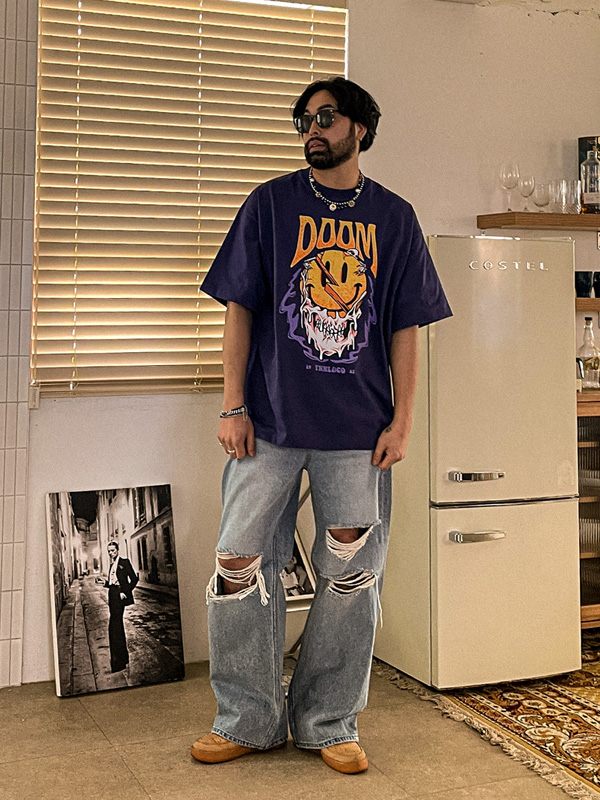 (XL-6XL)<BR>아자도크 半そでティー