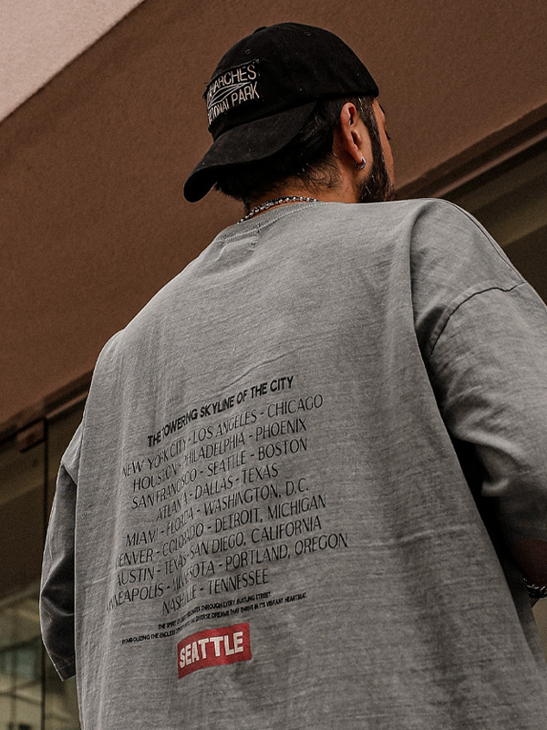 (L-6XL)<BR>미르카드  顔料 半そでティー