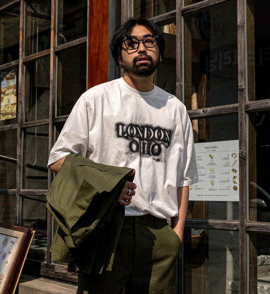 (XL-6XL)<BR>노티그로 顔料 半そでティー