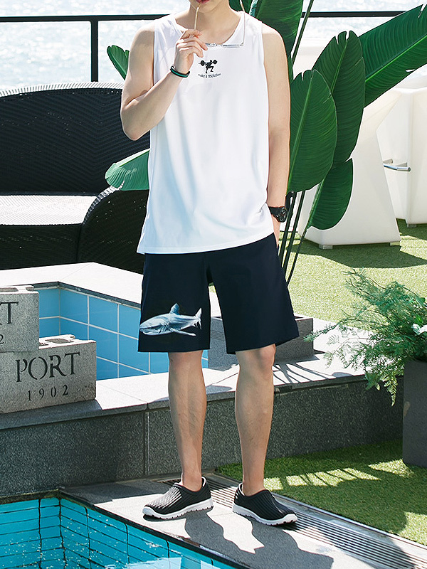 (M-5XL)<BR>보이즈 샤크 ウェイクパンツ