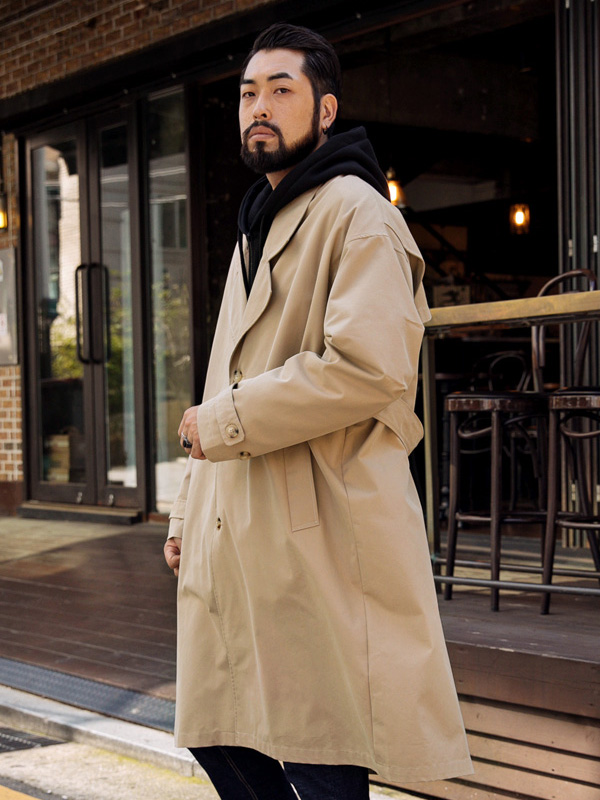 (L-5XL)<br>리더스 トレンチコート