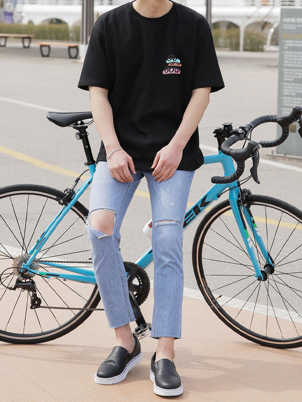 (L~5XL)<br>마푸토 ゴールド半袖シャツ