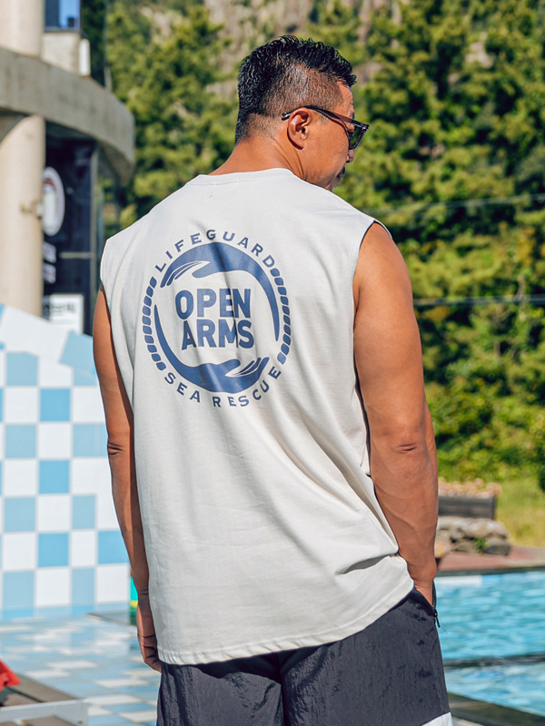 (L-5XL)<br>오픈암스 袖なし
