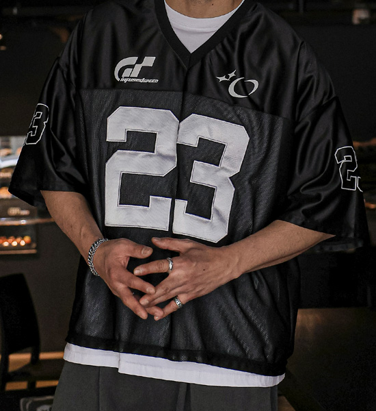 (L-5XL)<BR>바다드 半袖のジャージ 23