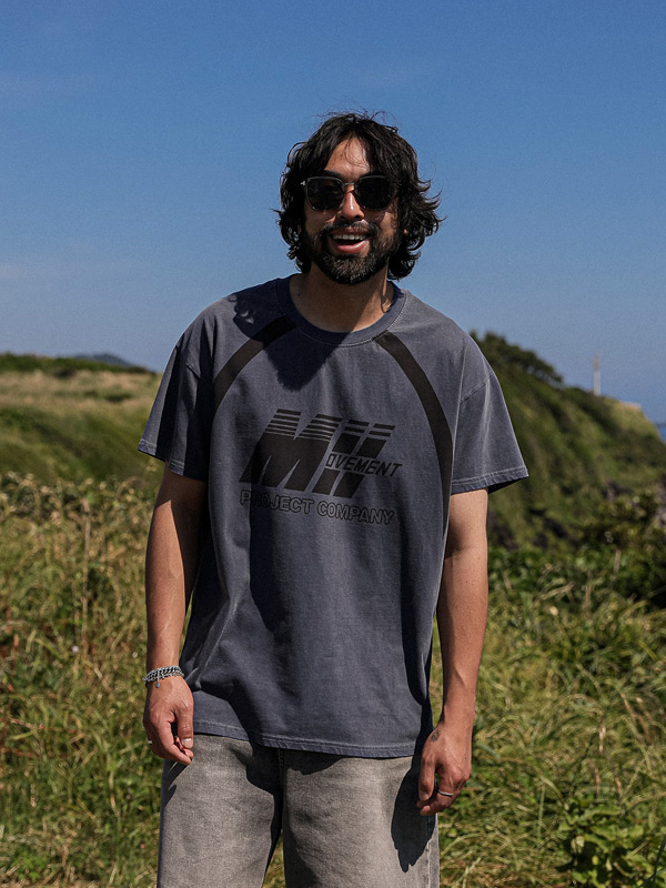 (L-5XL)<BR>바파두 顔料 半そでティー