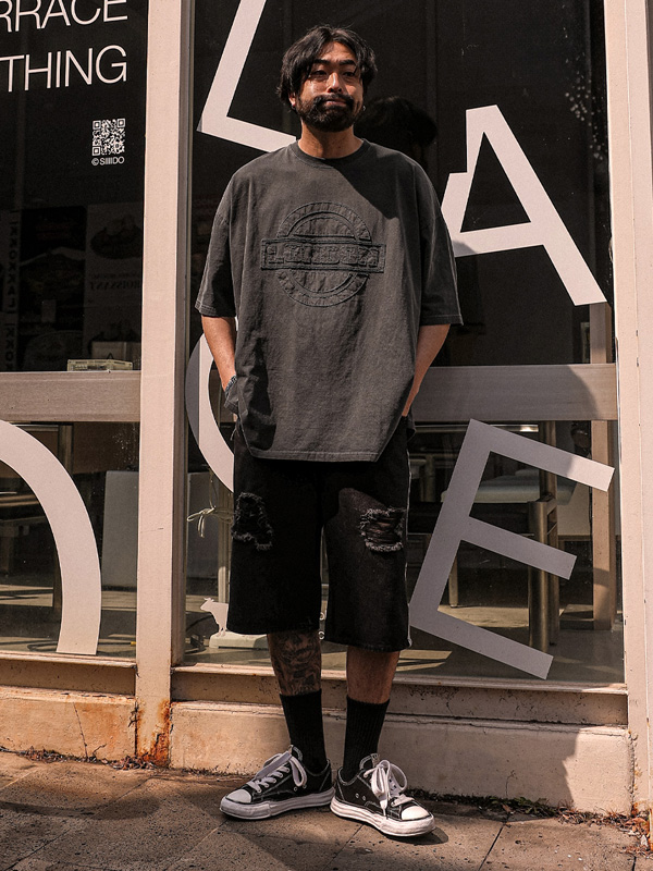 (L-6XL)<BR>라미네아 顔料 半そでティー