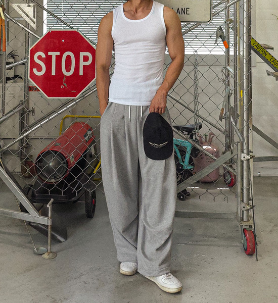 (M-5XL)<br>뉴 リブ袖なしシャツ