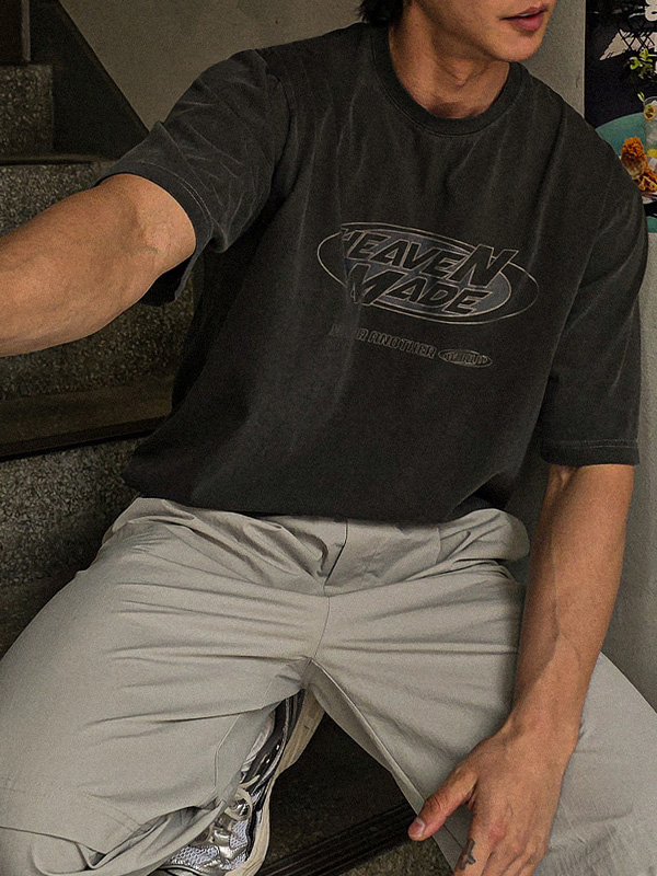 (XL-6XL)<BR>헤븐메이드 顔料 半そでティー