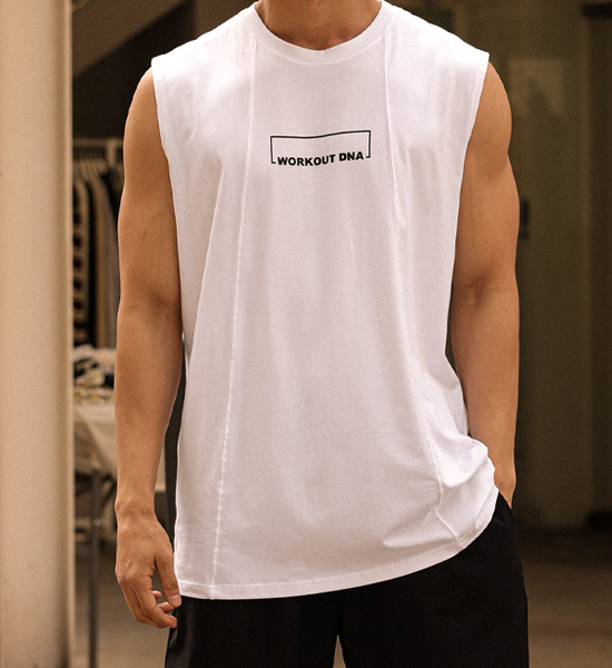 (L-5XL)<br>디트로니 モダルノースリーブ T020<br><font color="#072c81"><B>[ W.DNA ]</B></font>