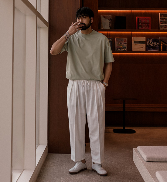 (L-5XL)<BR>디오마 데오드란트테잎 冷却用半袖Tee T024