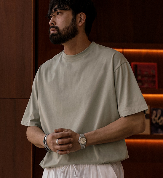 (L-5XL)<BR>디오마 데오드란트테잎 冷却用半袖Tee T024