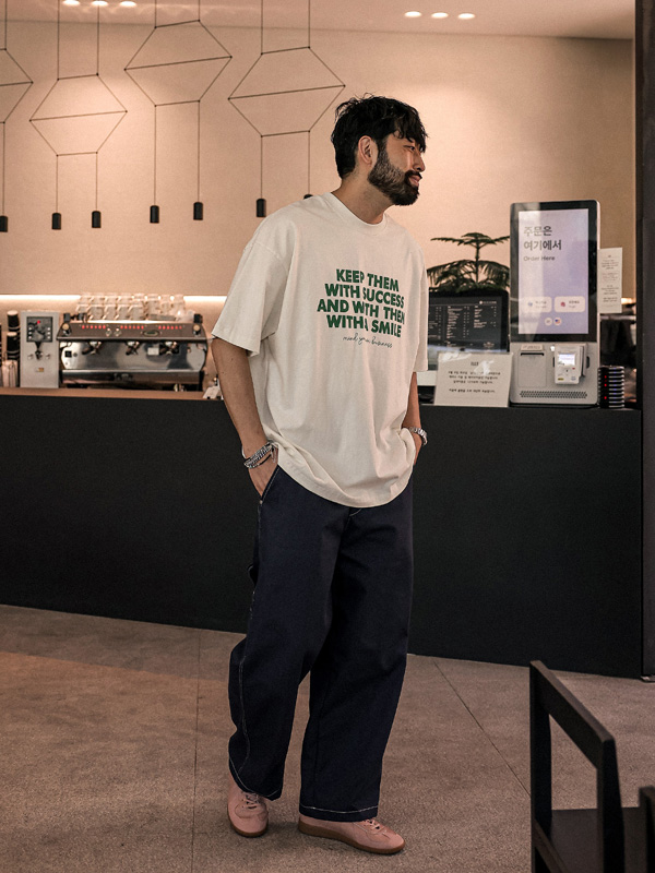 (XL-4XL)<br>크로퍼즈 半そでティー