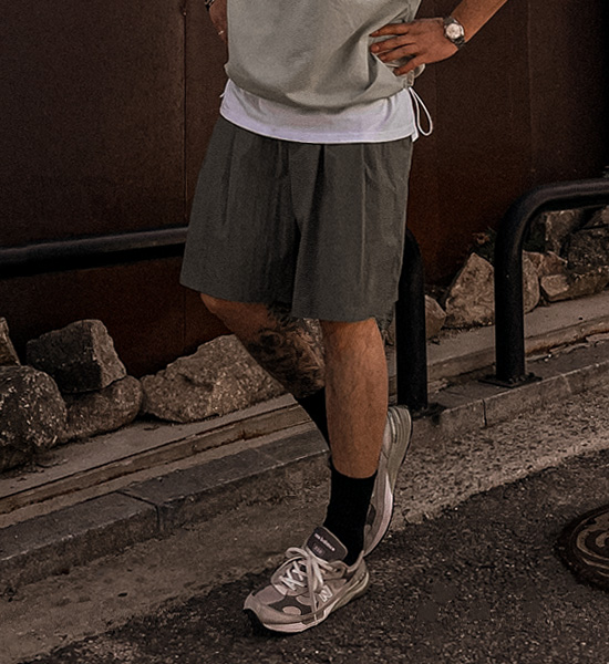 (XL-6XL)<BR>바카오두 バンディング半ズボン SET1618