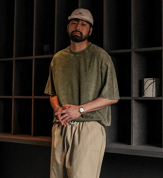 (M-6XL)<br>조나코 顔料 半そでティー