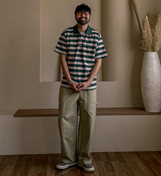 (L-5XL)<BR>노바니차 セミワイドフィット バンディングパンツ