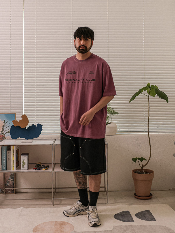 (XL-6XL)<BR>도니키 顔料 半そでティー