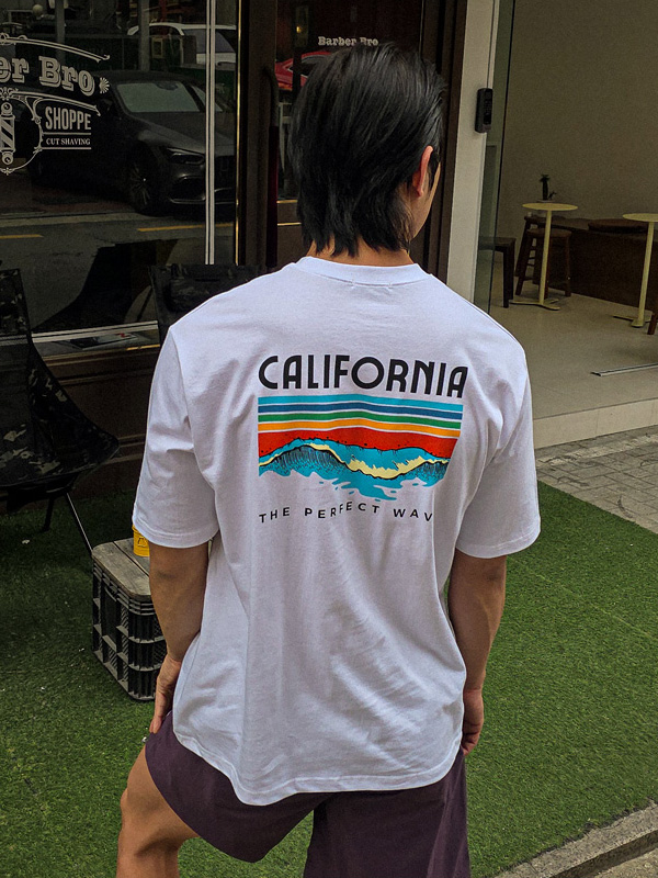 (L-5XL)<BR>카라빈치 半そでティー