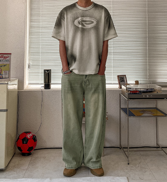 (30-46)<br>카파냐 ワイドフィット デニムパンツ