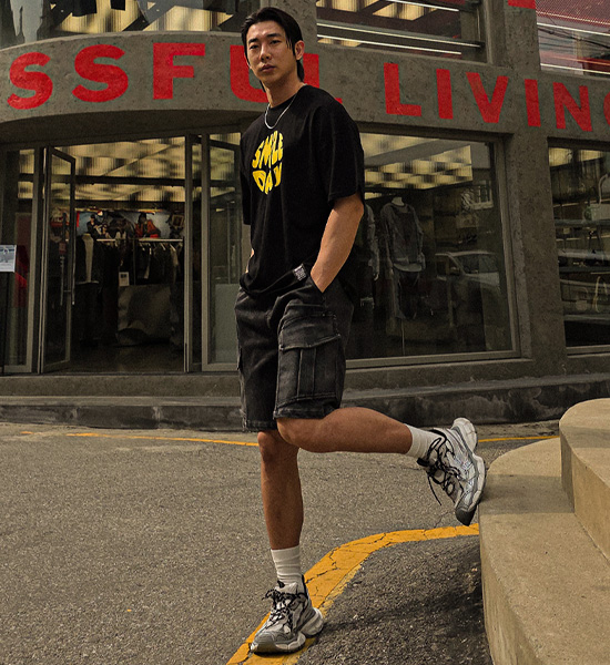 (M-6XL)<br>보이쿠아 カーゴバンディングショートパンツ 8100