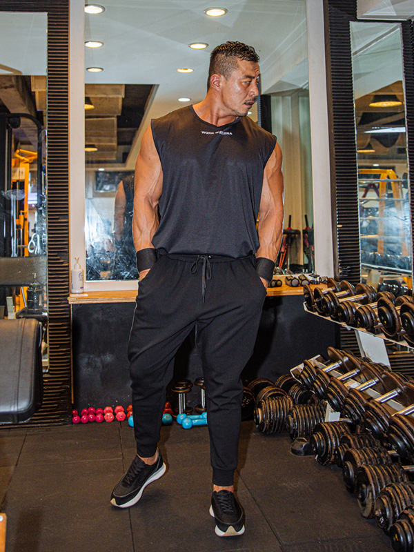 (L-3XL)<br>찰턴 쿨메쉬 袖なし<br><font color=