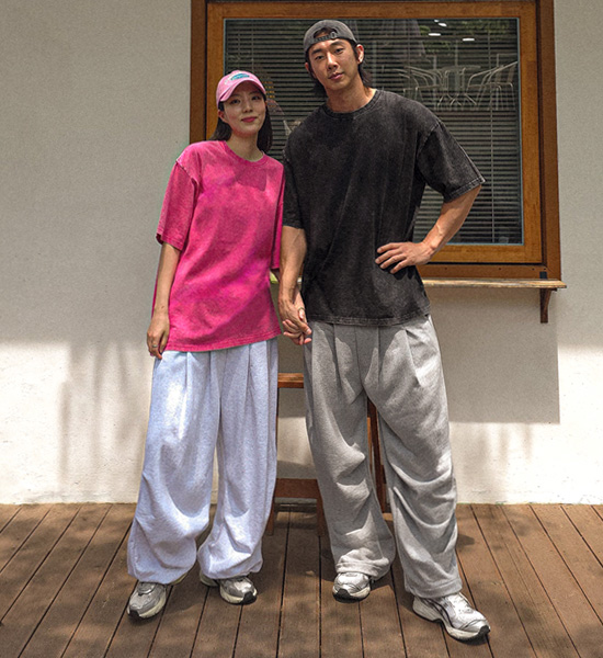 (M-6XL)<br>조나코 顔料 半そでティー