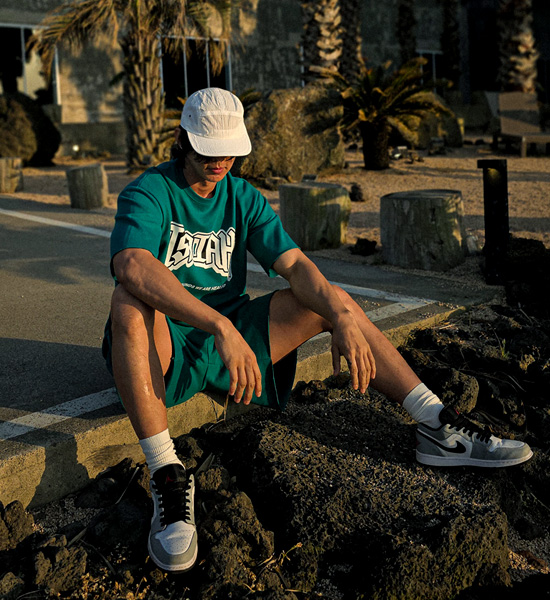 (L-5XL)<BR>올디핏 バンディング半ズボン