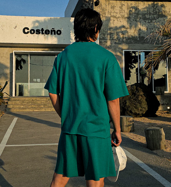 (L-5XL)<BR>포토코미 半そでティー