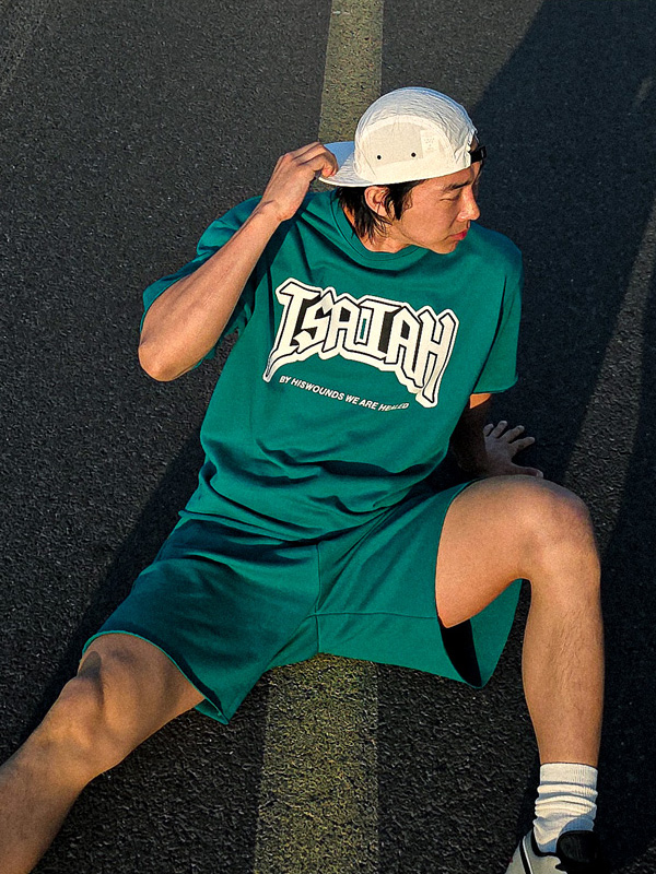 (L-5XL)<BR>포토코미 半そでティー