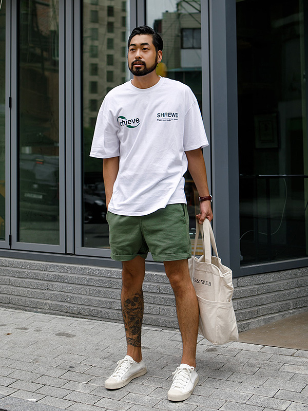 (M-5XL)<BR>인랑 ハーフパン