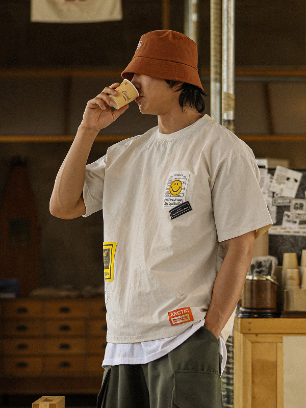 (XL-6XL)<BR>쇼프론 半そでティー