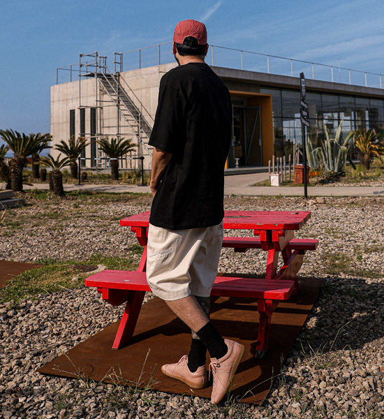 (M-5XL)<BR>키슬라우 バミューダ ハーフパン