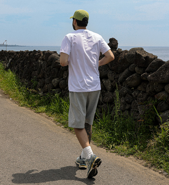 (L-6XL)<br>판타노즈 機能性 メッシュ半袖Tシャツ T028<br><font color="#072c81"><B>[ W.DNA ]</B></font>