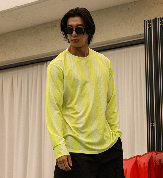 (XL-6XL)<br>그라바트 縞模様 軽警備員 T032