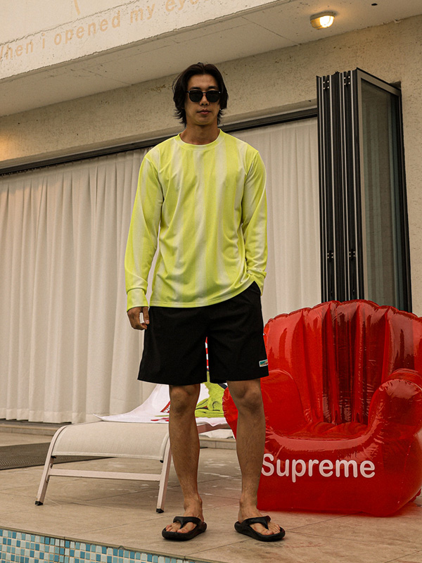 (XL-6XL)<br>그라바트 縞模様 軽警備員 T032