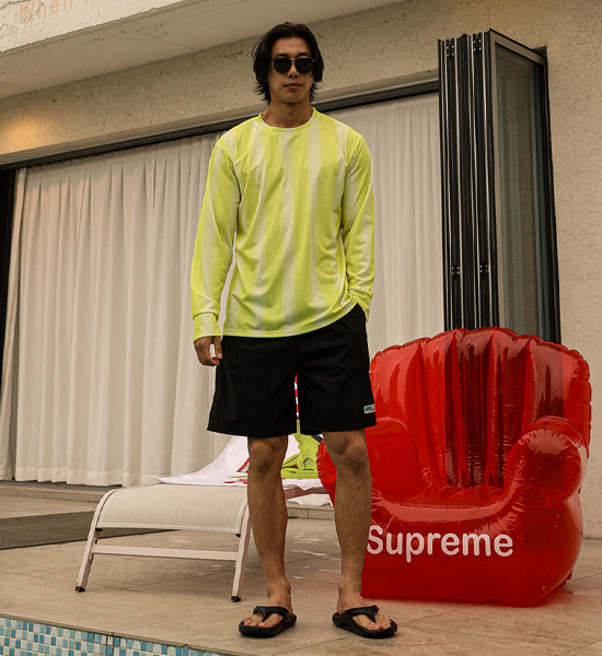 (XL-6XL)<br>그라바트 縞模様 軽警備員 T032