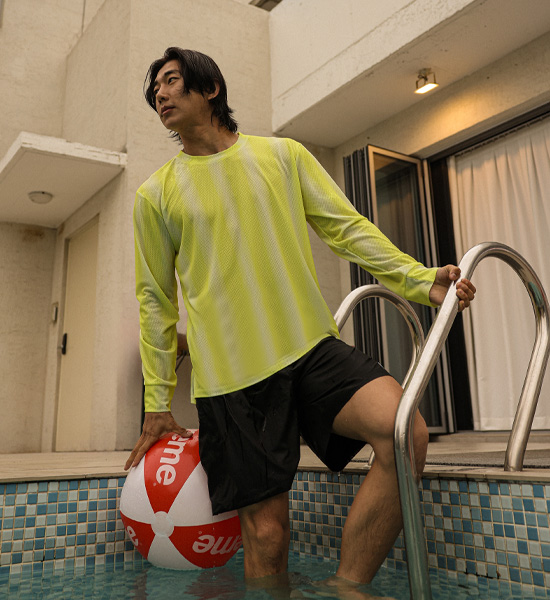 (XL-6XL)<br>그라바트 縞模様 軽警備員 T032